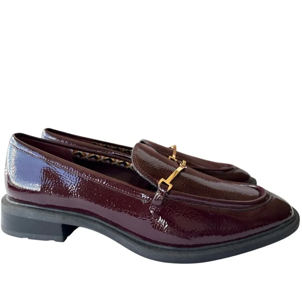 SARTO By Franco Sarto Burgundy Loafers - Picture 2 of 6